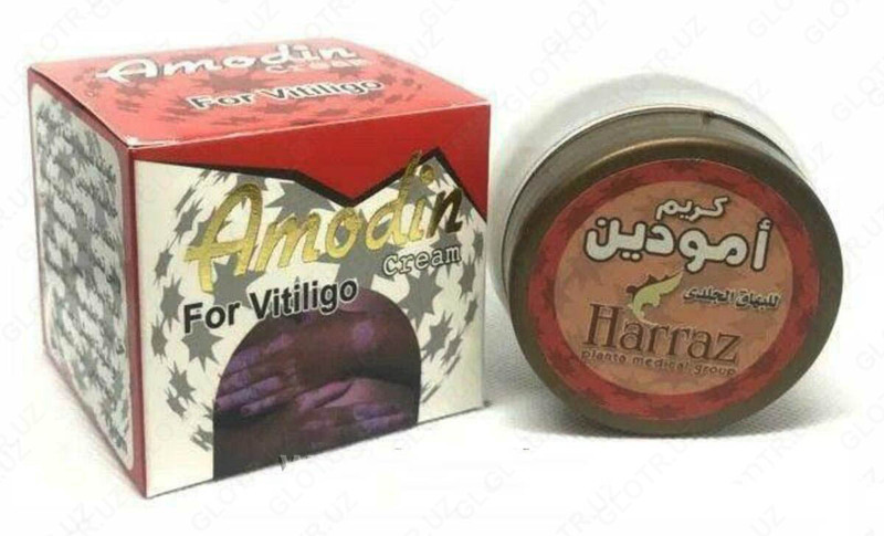 Harrazdan vitiligoni davolash uchun amodinli krem
