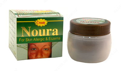 Allergiya va ekzema uchun Noura kremi