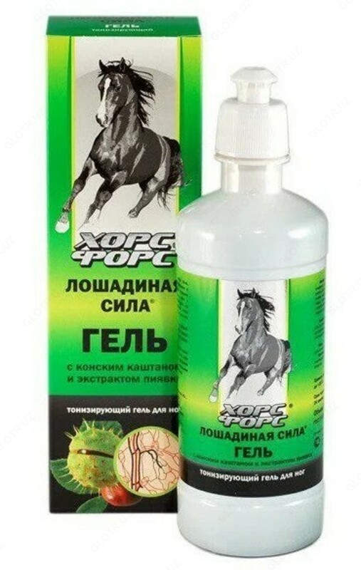 Vena-tonikli Horse Force uchun tonlama jeli