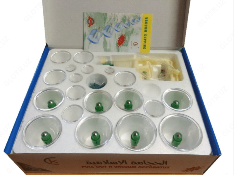 Hijama uchun idishlar 24 dona