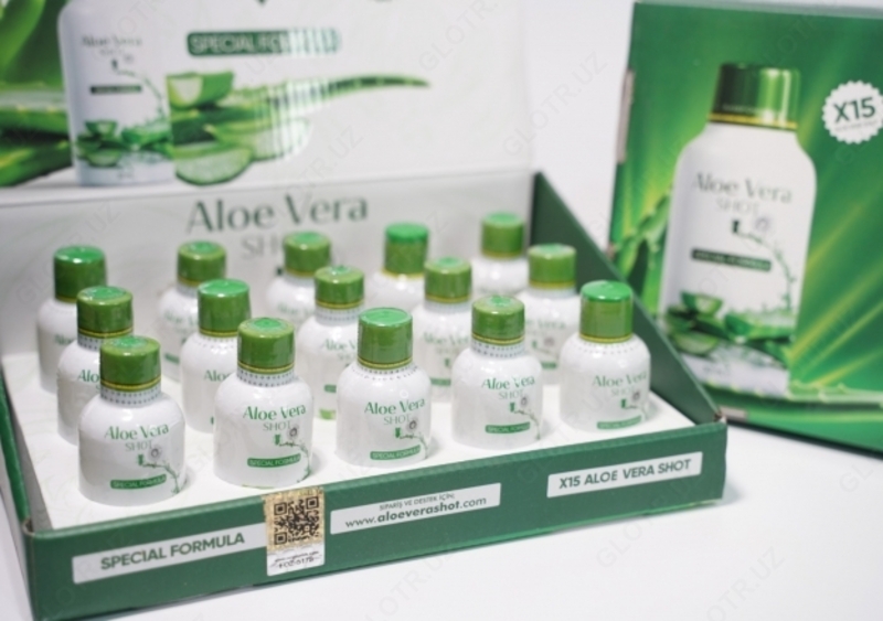Aloe Vera Shot -dan ozadigan ichimlik - 340 000 so'm