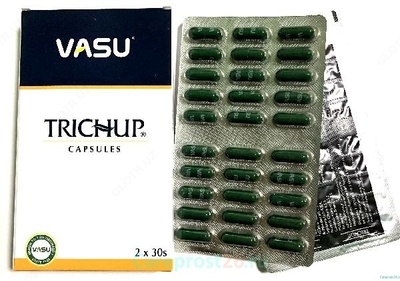 Травяные капсулы для роста волос Тричуп