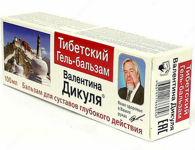 Tibet gel-balzam Valentin Dikulya, 100 ml