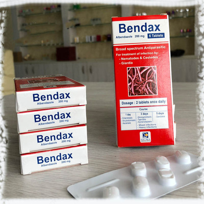 Gelmintlarga qarshi dori Bendax (6 tabletka)