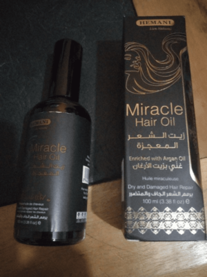 Масло для волос восстанавливающее Miracle Hair Oil Hemani - от 200 000 сум / шт.