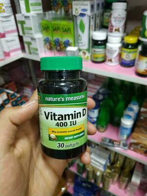 D vitamini tabiatning o'lchovi D vitamini 400 IU