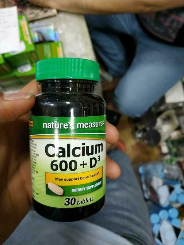 Kaltsiy 600 D vitamini bilan Tabiat o'lchovi Kaltsiy 600 d3