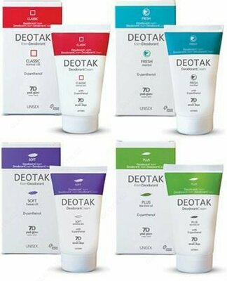 Terlash uchun antiperspirant Deotak