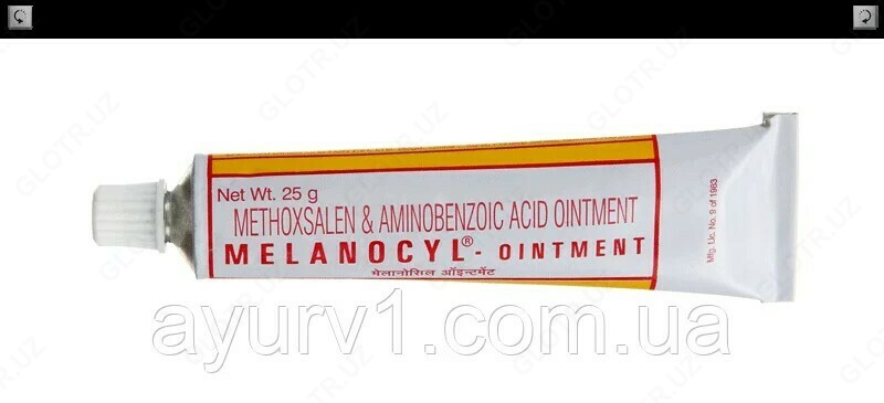 Psoriaz va vitiligo uchun melanotsil malhami