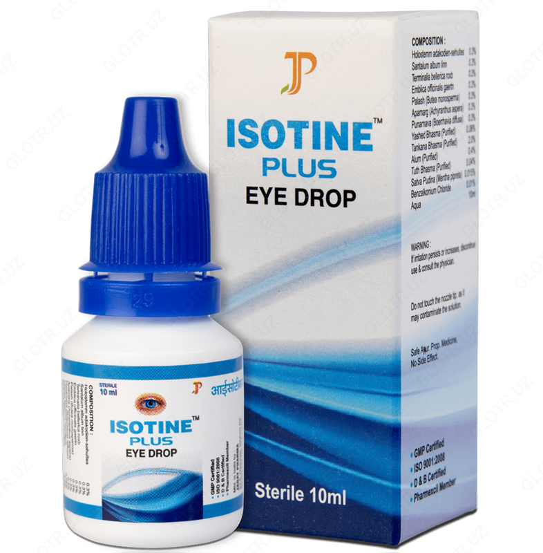 Глазные капли Isotine plus