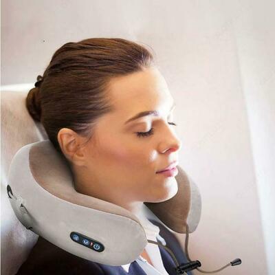 Массажная подушка для шеи Electric U-shaped Massage Pillow
