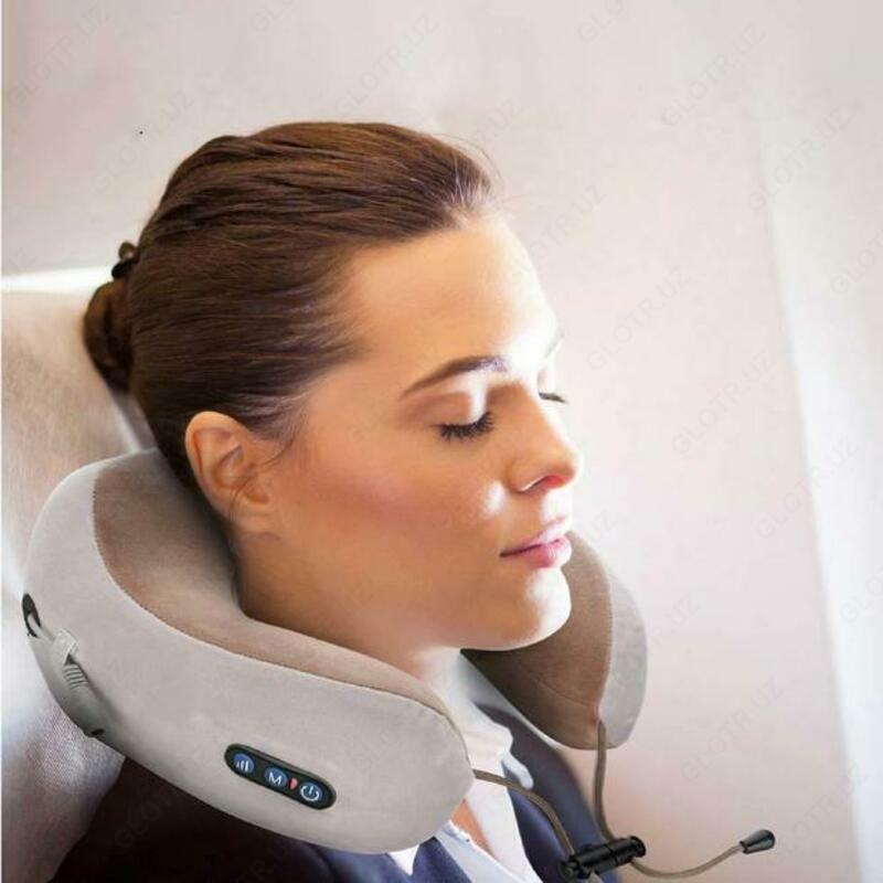 Массажная подушка для шеи Electric U-shaped Massage Pillow