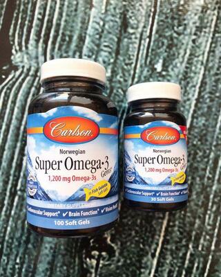 Рыбий жир Carlson Super Omega-3 - от 178 685.7 сум / шт.