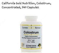 Молозиво California GOLD Nutrition "Colostrum" для стимуляции иммунной системы