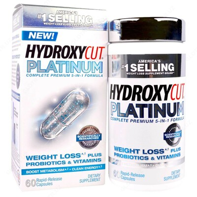 Hydroxycut Platinum vazn yo'qotish uchun oziq -ovqat qo'shimchasi