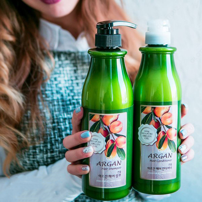 Шампунь для волос c маслом арганы Welcos Confume Argan Hair Shampoo 750 мл