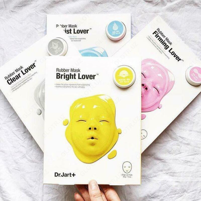 Doktor Jart + Dermask kauchuk niqobi Yorqin sevgilisi