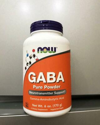 NOW FOODS GABA Pure Powder (гамма-аминомасляная кислота) 6 унций. (170г)