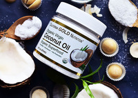 Kaliforniya Oltin Oziqlanishi Organik Bokira Hindiston yong'og'i yog'i Qayta ishlanmagan - 143 558.8 so'mdan