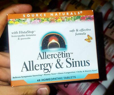 Витамины "Source Naturals, Allercetin, Allergy & Sinus"