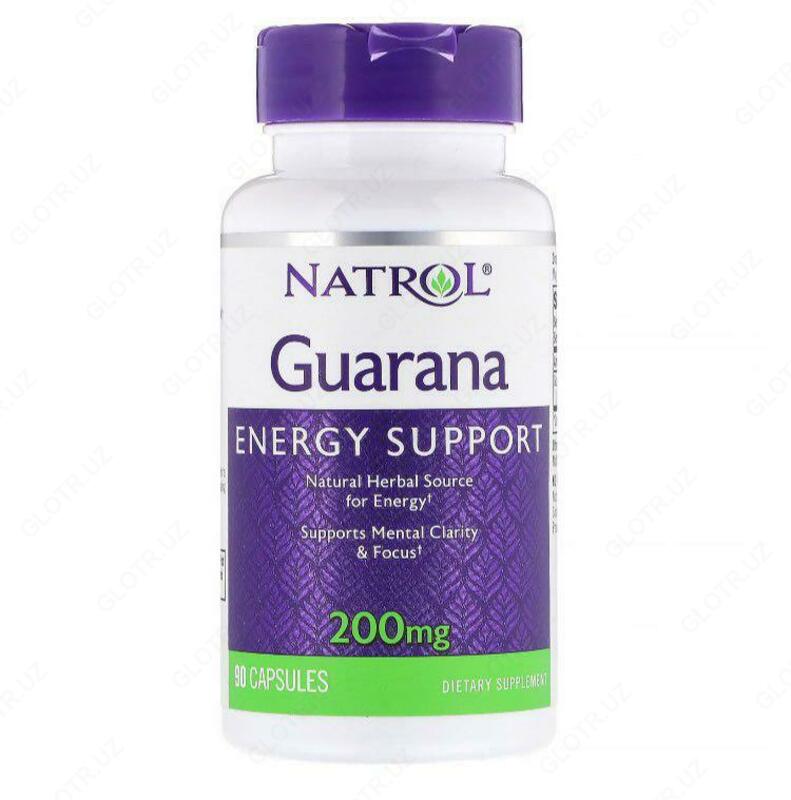Natrol Guarana 200 mg Guarana ekstrakti kapsulalari (90 ta) - 348 092.2 so'm