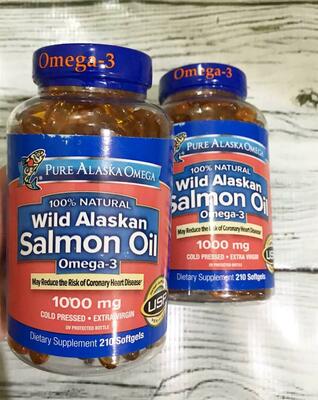 Doktorning eng yaxshi sof yovvoyi Alyaska baliq yog'i Omega 3 180 kapsulalari