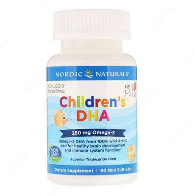 Nordic Naturals bolalar baliq yog'i, Bolalar DHA Xtra, Berry Flavor, 880 mg, 60 ml