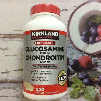 Глюкозамин-хондроитин комплекс Kirkland Signature, 220 таблеток