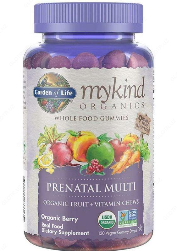Hayot bog'i, MyKind Organics, Prenatal multivitamin, 180 ta planshet