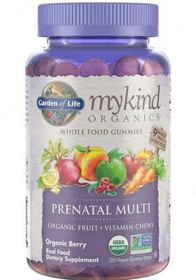 Hayot bog'i, MyKind Organics, Prenatal multivitamin, 180 ta planshet