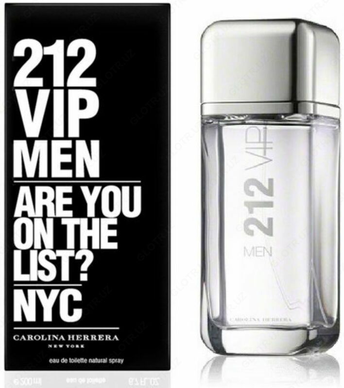 Erkaklar parfyumeriyasi Carolina Herrera 212 VIP