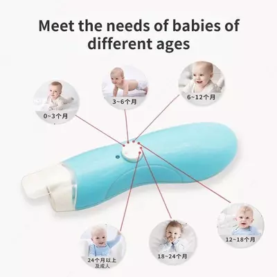 6 ta qo'shimchali elektr bolalar tirnoq trimmeri Chakana savdo