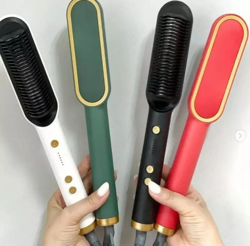 Elektr to'g'rilagich tekis taroq Straight Comb Temperature Control FH909 - Medicshop.uz