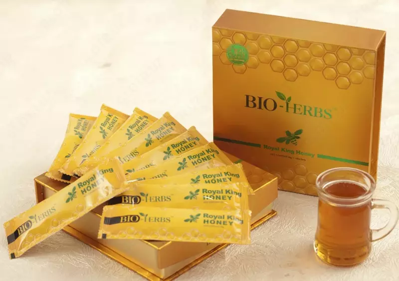 Bio-Herbs erkaklar kuchi uchun Qirollik asal Royal King Honey