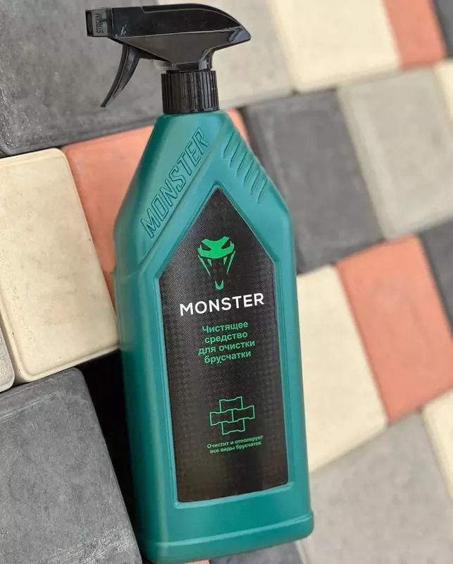 Monster 1l tosh, granit va yulka toshlarini tozalash vositasi