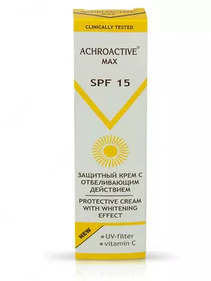 ACHROACTIVE MAX Oqartiruvchi himoya kremi