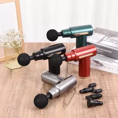 Перкуссионный массажер для тела MASSAGE GUN
