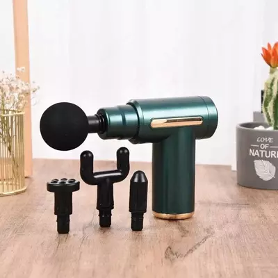 Перкуссионный массажер для тела MASSAGE GUN