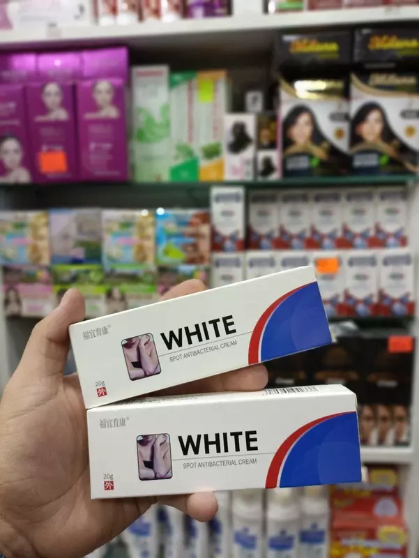 Крем антибактериальный против белых пятен витилиго Только в розницу