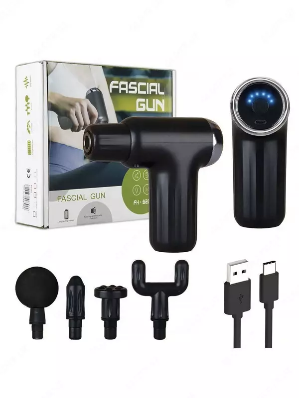 Массажный ударный пистолет для тела Fascial Gun Только в розницу