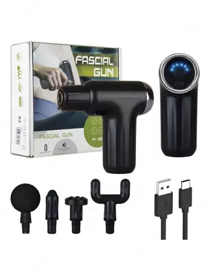 Массажный ударный пистолет для тела Fascial Gun