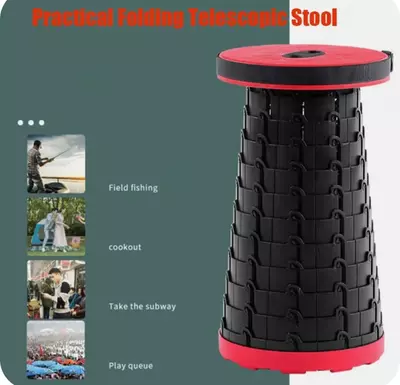 Стул складной пластиковый телескопический туристический