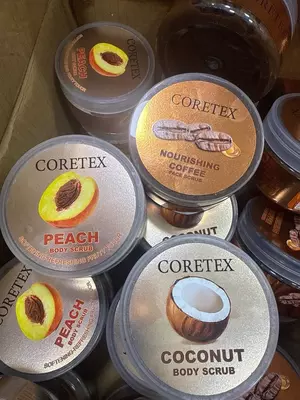 Скраб для тела "CORETEX" — персик, кофе, кокос