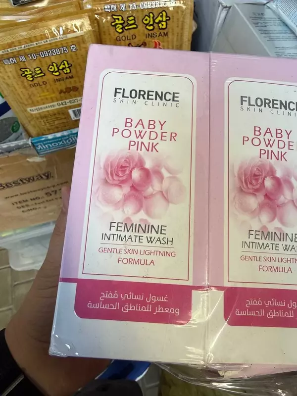 Florence SKNC Baby Powder Ayollar uchun Pushti Intim Gel (Dubay)