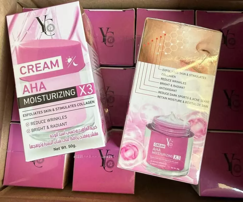 Крем для лица от акне "YC" AHA MOISTURIZING Х3, 50 гр. (Дубай)
