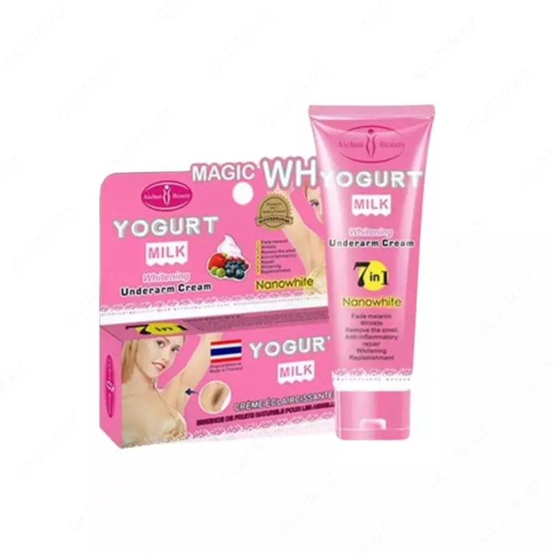 Adana Store 7-in-1 yogurtli sutli qo'ltiq osti oqartuvchi krem