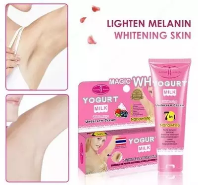 Adana Store 7-in-1 yogurtli sutli qo'ltiq osti oqartuvchi krem