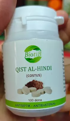 "BiotiB" Kyst-Al-Hindi (Kostus) mustahkamlovchi kapsulalar 100 dona. (Hindiston)