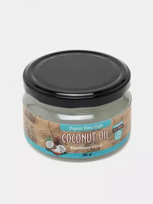 Hindiston yong'og'i yog'i "Organik Extra Virgin" 200 ml.