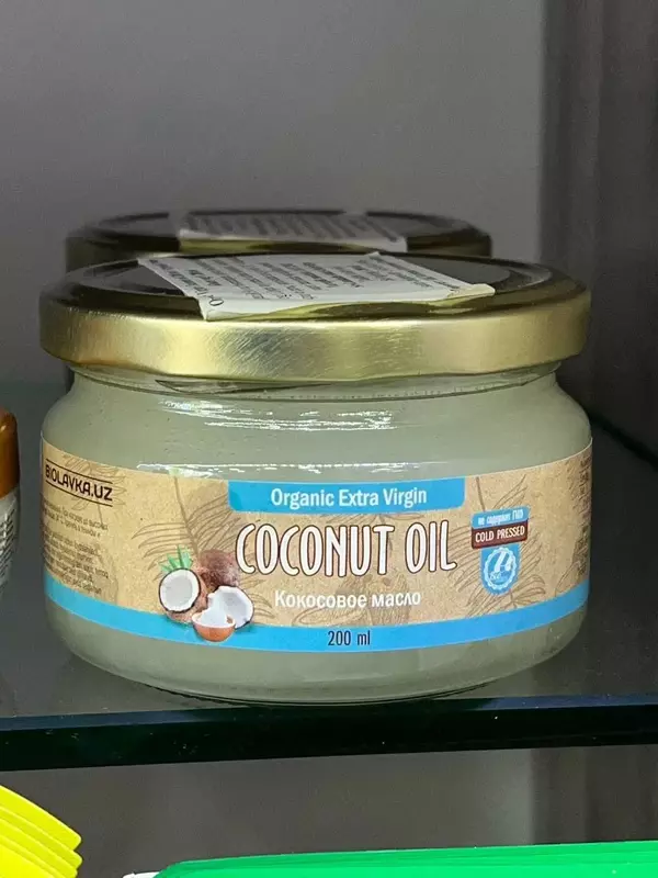 по запросу Hindiston yong'og'i yog'i "Organik Extra Virgin" 200 ml.